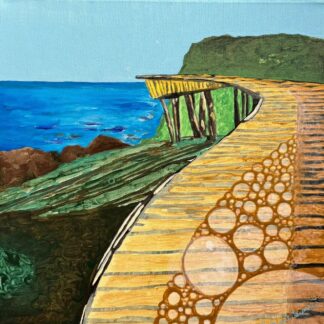 El muelle en la montaña de Miguel Lecaros